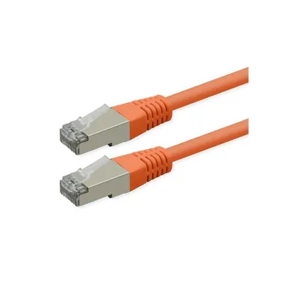 Netzwerkkabel ROLINE S/FTP Cat6 PoE 20 m Orange