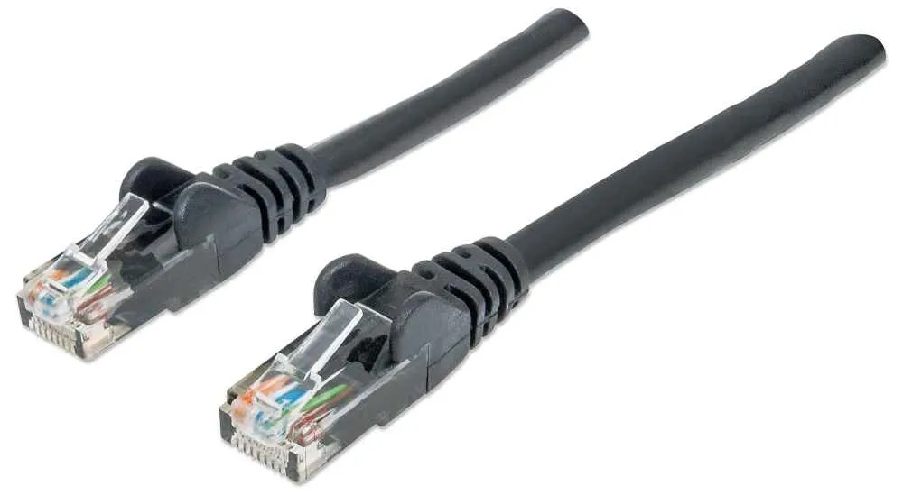 Netzwerkkabel Intellinet Cat6 UTP 3 m RJ-45 vergoldete Kontakte schwarz