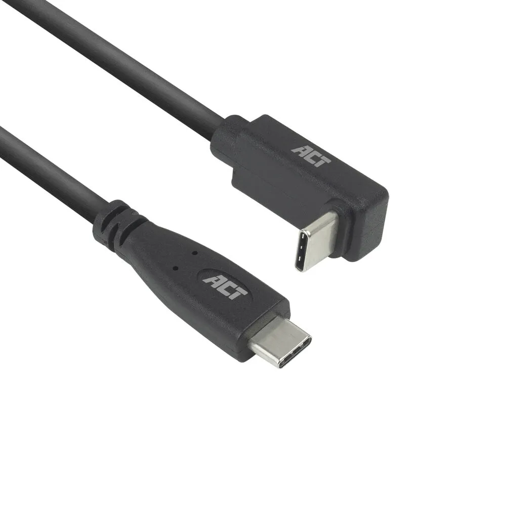 USB-C Kabel Roline 0,5 m 10 Gbps 60 W Rechtwinkel DisplayPort 4K