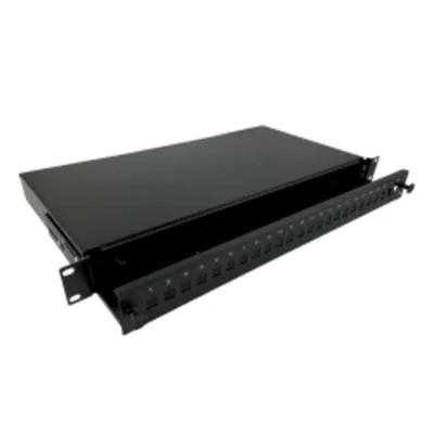 Patchpanel Roline Alantec FOP-1U-24SCS-C Rackmontage 1U Schwarz