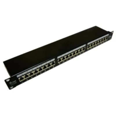 Patchpanel Roline PK006 24 Ports Gigabit Ethernet 1U Schwarz Kunststoff