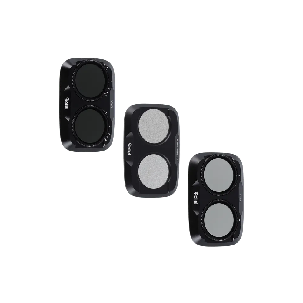 Rollei DJI Osmo Pocket 4 Pro CPL, VND2-32 Black Mist Filter-Set