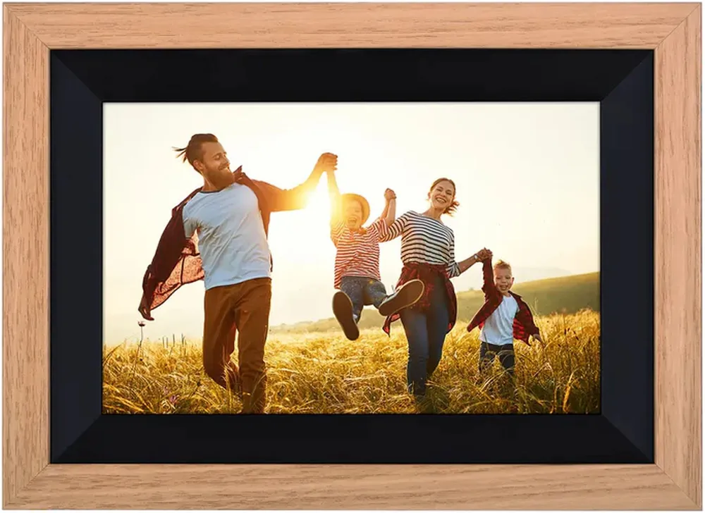 Rollei Smart Frame WiFi 105 Wooden Braun