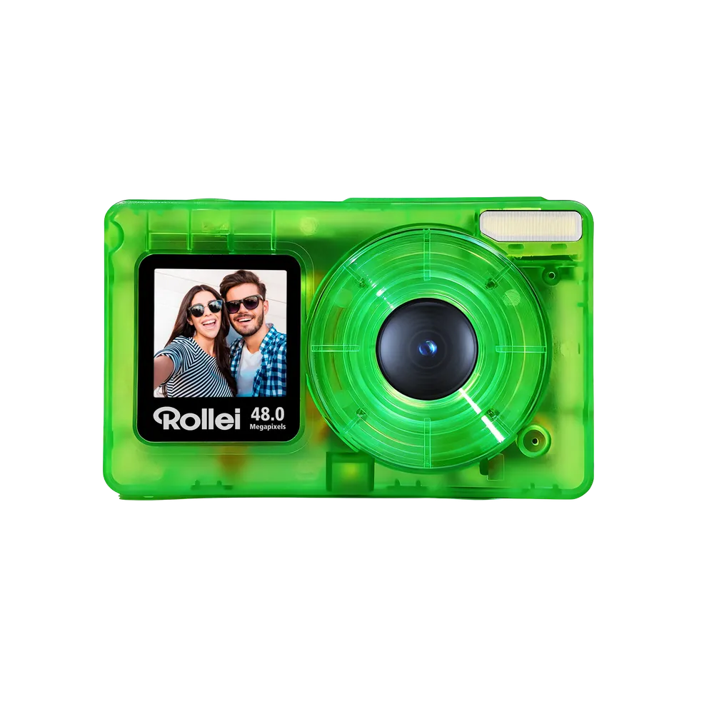 Compactline Pocket Transparent green Kompaktkamera