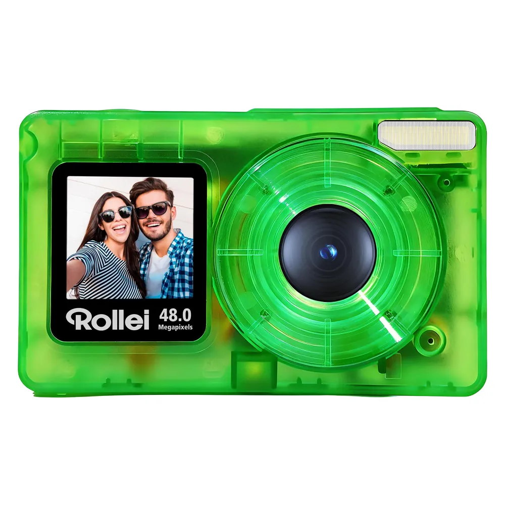Compactline Pocket Transparent green Kompaktkamera