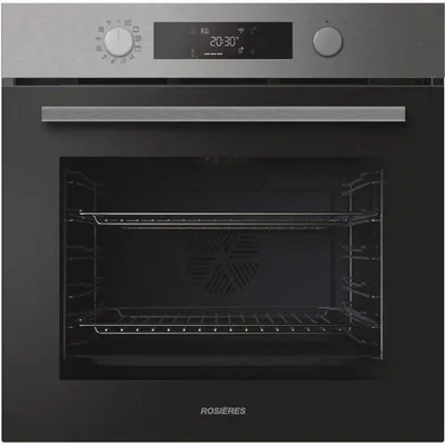 Einbaubackofen Rosieres RO6 C5AB3EYTX Pyrolyse/Hydrolyse 78L A++ AirFry WiFi Edelstahl
