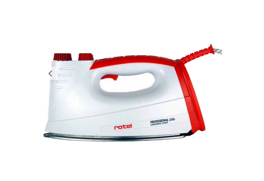 Rotel Dampfbügeleisen Rotel Professional Extra Dampfbügeleisen Rot Edelstahlsohle 5bar 800W