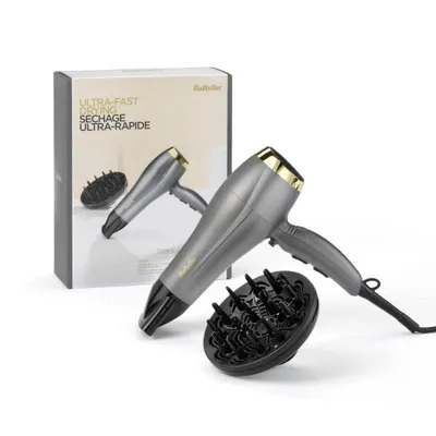 Professioneller Föhn Rowenta HY8310 1700W 3 Temperaturstufen 3 Geschwindigkeiten Ionen Diffusor Schwarz