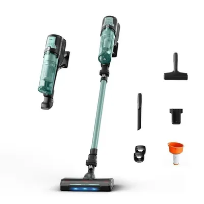 Akku Staubsauger Rowenta RH1833 100W 45 Minuten Ultraleicht Grün Grau