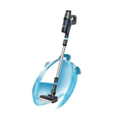 Akku Staubsauger Rowenta X-Pert 3.60 130W 45 Minuten Motorisierte Bürste 0,5L Grau Blau