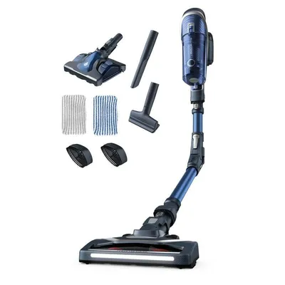 Beutelloser Akku Staubsauger Rowenta X-Force RH9680 185W 35 Min Turbo Blau Grau
