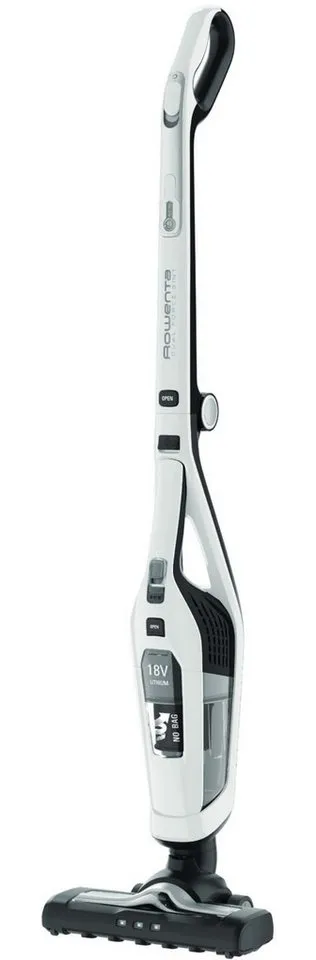 Rowenta Akku-Stielstaubsauger Dual Force 2-in-1, mühelose Aufbewahrung, klappbarer Griff, LED-Düse, beutellos, besonder leicht, langlebige Batterie, 2 Geschwindigkeiten, RH6737