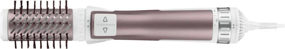 Rowenta Lockenstab Rowenta CF9540 Lockenbürste Weiss-Kupfer Warmluftbürste rotierend