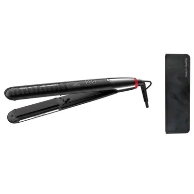 Keramik-Turmalin-Glätteisen Rowenta K/Pro Stylist Karl Lagerfeld 210°C 8 Temperaturstufen Ionen LCD Schwarz