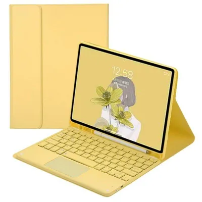 Hülle mit Bluetooth-Tastatur Royal Bailey Jt211 für iPad Pro 11 2024 Gelb