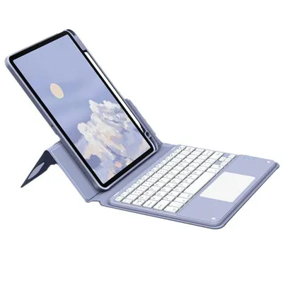 Hülle mit Bluetooth-Tastatur Royal Bailey Sx006c für iPad 9.7 Violett