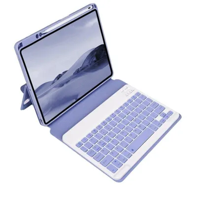 Hülle mit Bluetooth-Tastatur Royal Bailey Sx131 für iPad Pro 12.9 Violett