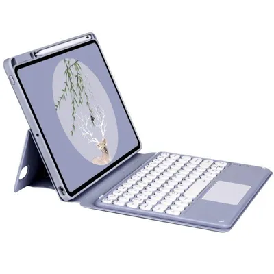 Hülle mit Bluetooth-Tastatur für iPad 9.7 Royal Bailey Sy006c-2 Violett