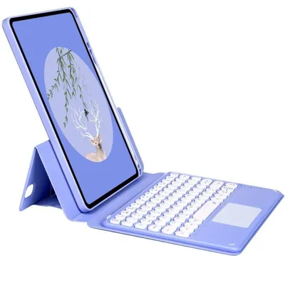 Hülle mit Bluetooth-Tastatur Royal Bailey Sy11c-2 für iPad Air 11/Pro 11 Morado