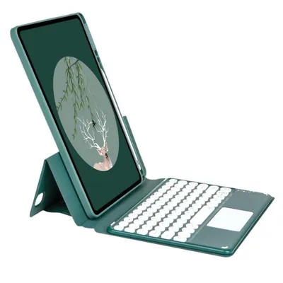 Hülle mit Bluetooth-Tastatur für iPad 10th Royal Bailey SY209C-1 Grün