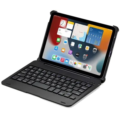 Hülle mit Bluetooth-Tastatur Royal Bailey F19a für iPad 2018&2017/Pro9.7/Air2/Air Schwarz
