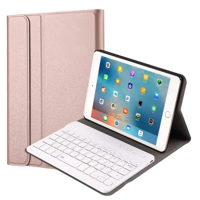 Royal Bailey FT1027 Bluetooth-Tastaturhülle für iPad Mini 1/2/3, Pink