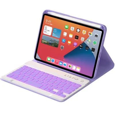 Royal Bailey HK006D Bluetooth-Tastaturhülle für iPad Mini 6 Lila