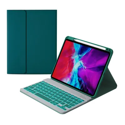 Royal Bailey HK-109D Bluetooth-Tastaturhülle für iPad Air 4 2020 10.9/ Pro 11 (2021/20/18) Grün