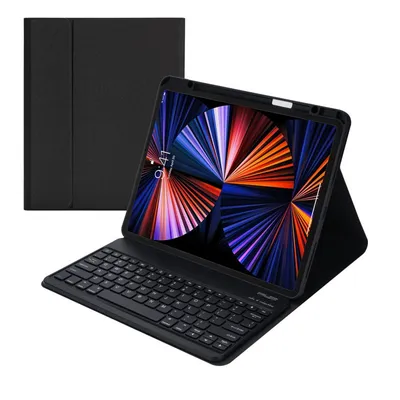 Royal Bailey Hk132b Hülle mit Bluetooth-Tastatur für iPad Pro12.9 (2021/2020/2018) Schwarz