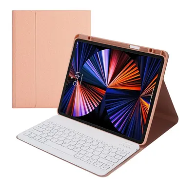 Royal Bailey Hk132b Hülle mit Bluetooth-Tastatur für iPad Pro12.9 (2021/2020/2018) Pink