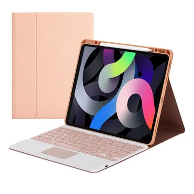 Royal Bailey HK132C Bluetooth-Tastaturhülle für iPad Pro 12.9 (2021/2020/2018), Pink