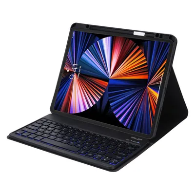 Royal Bailey HK132D Hülle mit Bluetooth-Tastatur für iPad Pro 12,9" (2021/2020/2018) Schwarz