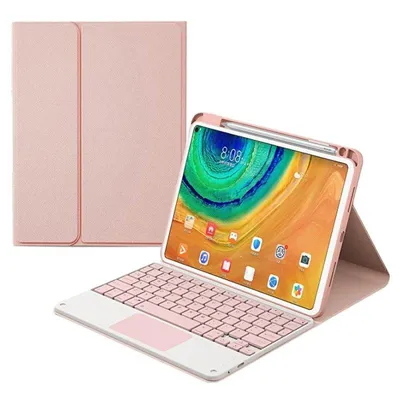 Hülle mit Bluetooth-Tastatur Royal Bailey Hk-m7108c für Huawei Matepad Pro 10.8 Rosa