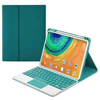 Hülle mit Bluetooth-Tastatur Royal Bailey Hk-m7115c für Huawei Matepad Air 11.5" Grün