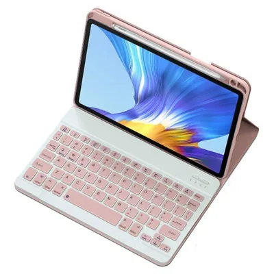 Hülle mit Bluetooth-Tastatur Royal Bailey HK-M711 für Huawei MatePad 11 (2021) Rosa