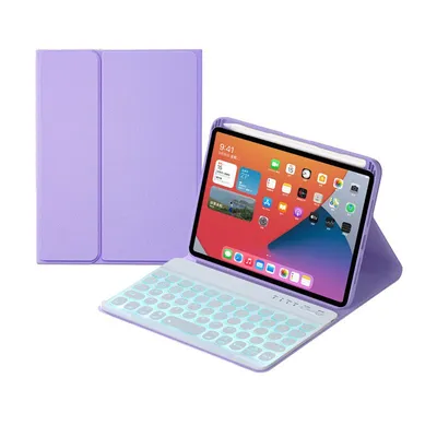 Royal Bailey Hy006d Schutzhülle mit Bluetooth-Tastatur für iPad Mini 6, Violett