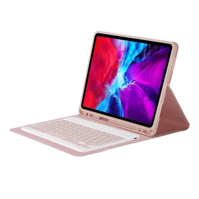 Royal Bailey PS11-Hülle mit Bluetooth-Tastatur für iPad Air4 (2020) 10.9/ipad Pro11 (2021/2020/2018), Pink