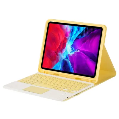 Royal Bailey PS97C Bluetooth-Tastaturhülle für iPad 2018-2017/Pro 9.7/Air 2, Gelb