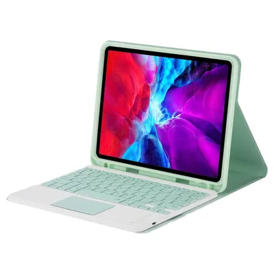 Royal Bailey PS97C Bluetooth-Tastaturhülle für iPad 2018-2017/Pro 9.7/Air 2, Grün