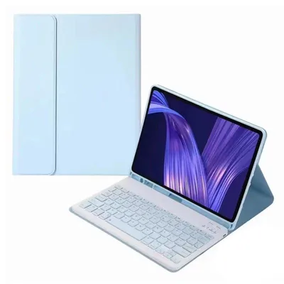 Hülle mit Bluetooth-Tastatur Royal Bailey PS-P610 für Samsung Tab S6 Lite 10.4" Blau