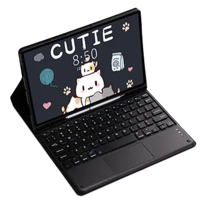Hülle mit Bluetooth-Tastatur Royal Bailey PS-T970C für Samsung Tab S7+ 12.4" Kratzschutz