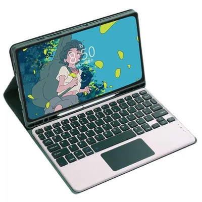 Hülle mit Bluetooth-Tastatur Royal Bailey Ps-x200c für Samsung Galaxy Tab A8 10.5" ultraflach QWERTY-Tastatur