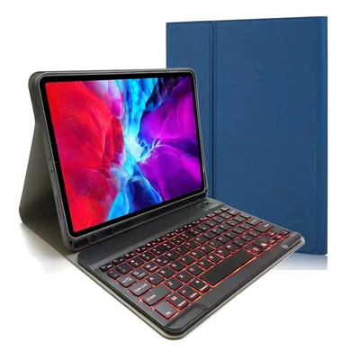 Royal Bailey Rk11d Hülle mit Bluetooth-Tastatur für iPad Air4 (2020) 10.9/ipad Pro11 (2021/2020/2018), Blau