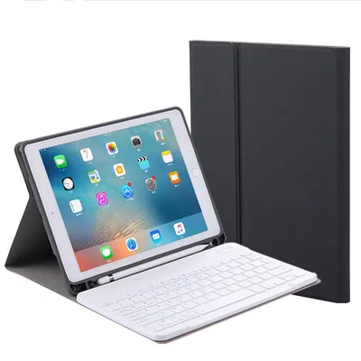 Royal Bailey RK508 Bluetooth-Tastaturhülle für iPad Pro 9.7 (2018)/Air 2/Air (2017) – Schwarz