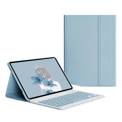 Hülle mit Bluetooth-Tastatur Royal Bailey Rm106 für Redmi 10.6 Blau