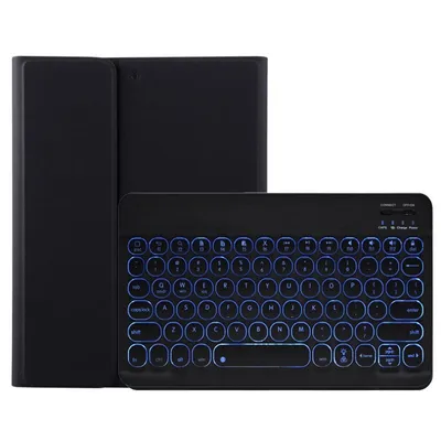 Royal Bailey YM97D Bluetooth-Tastaturhülle (US-Englisch) für iPad 2017–2018/Pro 9.7/Air2/Air, Schwarz