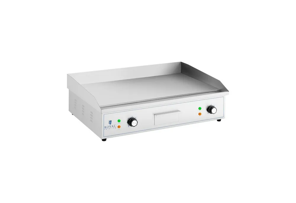 Royal Catering Elektrogrill Doppel Elektro Grillplatte 72,7 x 42 cm Griddleplatte glatt 2 x 2200 W, 4400 W