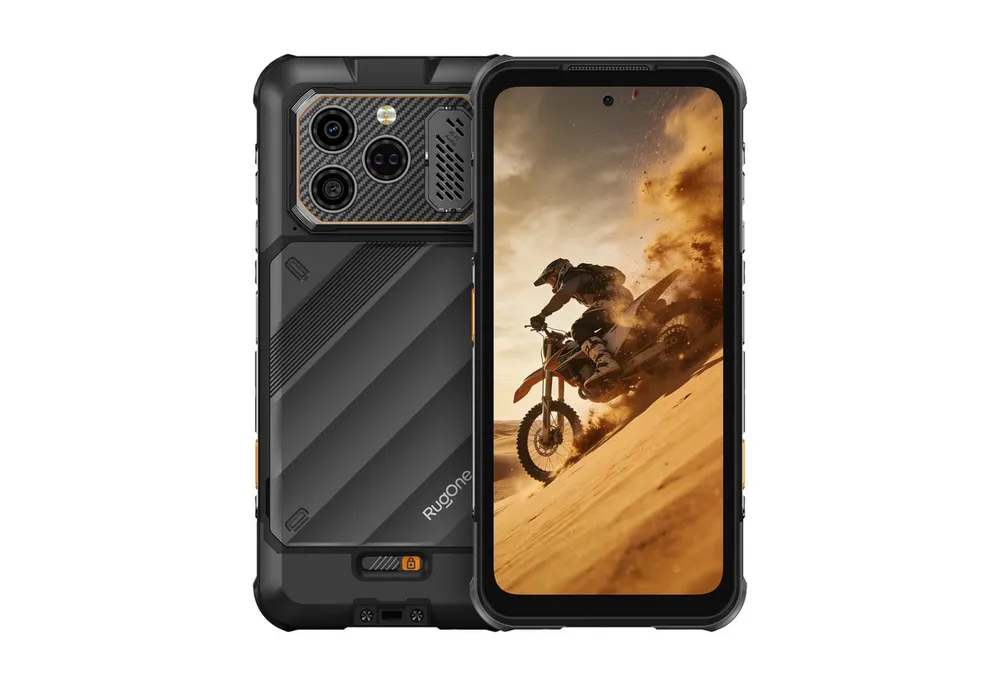 RugOne Xever 8 Outdoor Rugged 4G eSim Handy IP68/IP69K Smartphone (128 GB Speicherplatz)