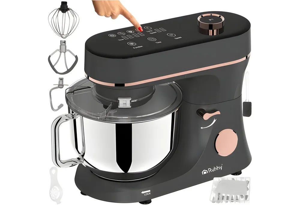 Ruhhy Küchenmaschine, 2300 W, 5,7 l Schüssel, mit Touchscreen-Display