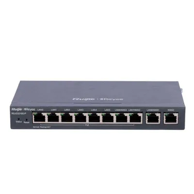 Router Ruijie RG-EG210G-P 10 Ports 8x GbE PoE+ 2 GbE Cloud